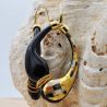 Klimt earrings creoles genuine murano glass of venice 