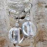 Glossy glass earrings - genuine venice murano glass