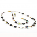 Moonlight necklace genuine murano glass of venice