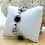 Moonlight - genuine murano glass bracelet