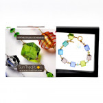 America - genuine murano glass bracelet from venice