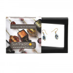 Moonlight earrings genuine venice murano glass