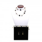 Moonlight jewellery set genuine murano glass of venice