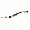 Moonlight black - genuine murano glass bracelet