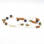 Romantica jewelry set in real murano glass venice