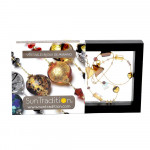 Asteroide ketting amber goud originele murano glas