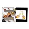 Colorado orecchini in oro gioielli in autentico vetro di murano di venezia