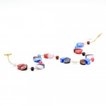 Necklace blue murano glass of venice