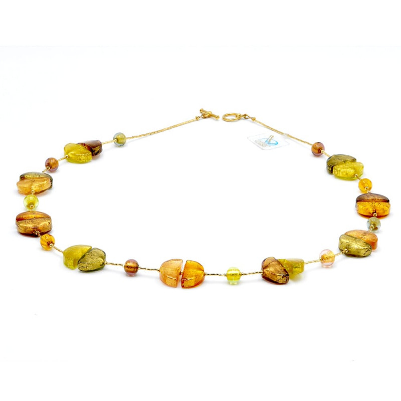 Kette gold muranoglas aus venedig