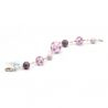  bracelet en verre de murano lilas de venise