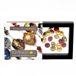 Rot und gold kette schmuck aus echtem muranoglas