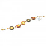 Gouden armband originele murano glas