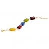 Multicolor murano glass bracelet jewellery from venice italy