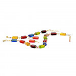 Multicolor murano glass jewelry set in real murano glass