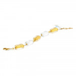 Gold murano glass bracelet jewel of venice