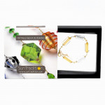 Armband gold aus echtem muranoglas aus venedig