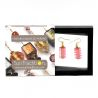 4 seasons - strawberry earrings genuine murano glass