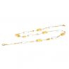 Gold jewelry necklace murano glass of venice