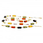 Sieraden set amber in real-murano-glas