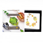 Colorado gold necklace - gold murano glass bracelet venice