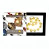 Halskjede ballen gull halskjede smykker gull ekte murano-glass i venezia