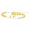 Conjunto joyas ball oro - conjunto joyas oro en verdadero cristal de murano venecia