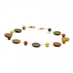 Kette gold aus murano glas aus venedig