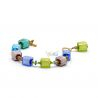 Multicolor murano glass bracelet from venice