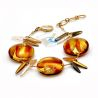 Amber armband in real-murano-glas 