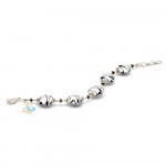 Genuine silver murano glass bracelet venice