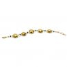 Gold murano glass bracelet venice
