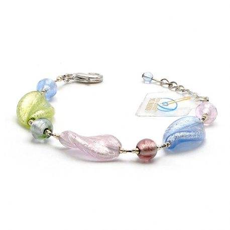 Multicolor murano glass bracelet venice