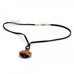 Pendant brown/ gold murano glass venice horizon