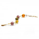 Amber armband originele murano glas