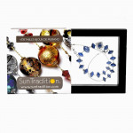 Anelli di saturno - blue necklace murano glass blue aventurine venice