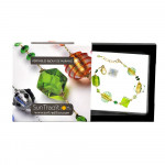 Jojo green and gold - green and gold genuine murano glass bracelet of venice