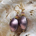 Parma murano glass jewelry earrings