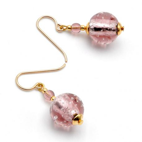Parma murano glass earrings
