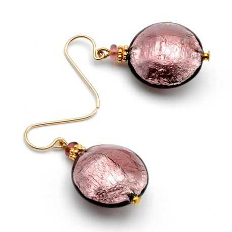 Parma murano glass earrings