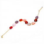 Schissa pastel summer - multicolored pastel necklace real murano glass