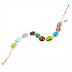 Schissa pastel voorjaar - ketting multicolor licht pastel in real-murano-glas