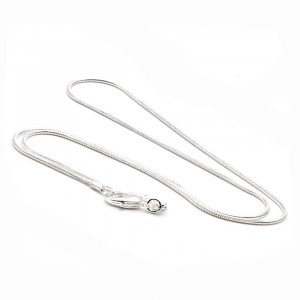 Kaulakoru hopea mesh käärme 1mm, pituus 45 cm