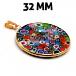 Pendant murano glass millefiori venice