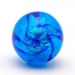 Knoppen blauw lade en kasten van murano-glas