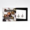 Pastiglia notte multicoloured - leverback multicoloured earrings murano glass