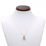 Collier evidence renaissance rouge tisse dore