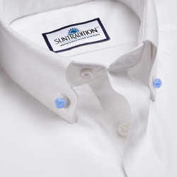 BRILLIANT BLUE COLLAR BUTTONS IN MURANO GLASS