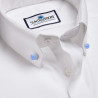 BRILLIANT BLUE COLLAR BUTTONS IN MURANO GLASS