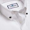Zwarte glazen kraagknopen voor heren- en damesshirts