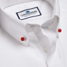 Rode glazen kraagknopen voor mannen- en vrouwenshirts